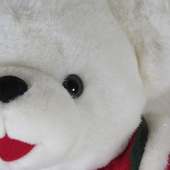 Dan Dee 2004 Christmas Teddy Bear Plush 10" Collector's Choice Red Green Dress - Picture 13 of 14